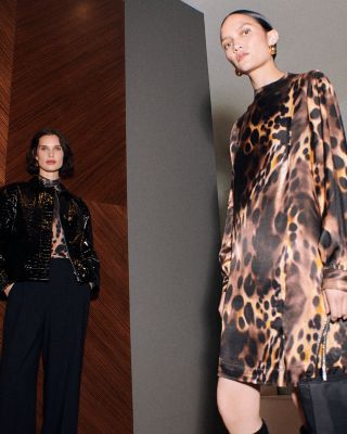 Misty Leopard Print Cleo Dress