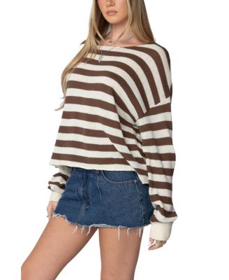  Anney Oversized Striped Sweater
