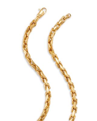 Men's Box Chain Necklace in 14K Yellow Gold, 22"