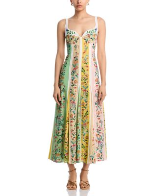 Floral Striped Dress