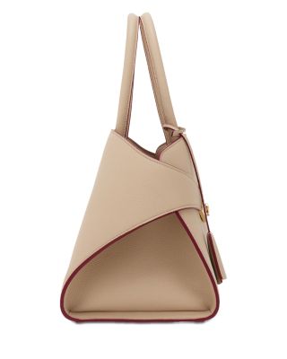 Small Hug Leather Top Handle Bag