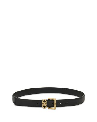 FERRAGAMO - Women's Double Gancini Fixed Belt
