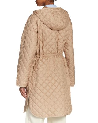 Etelan Quilted Long Parka Coat