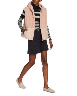 Floy Mixed Media Hooded Vest