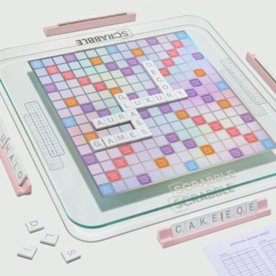 Scrabble Aura Glass Game