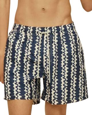 OAS - Scribble Printed 4.3" Swim Shorts