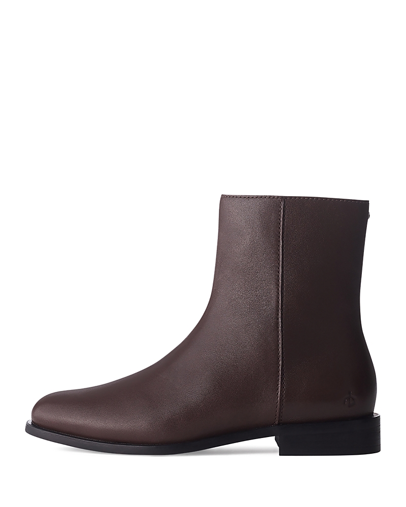 Rag & Bone Enzo Zip Boot In Dark Espresso