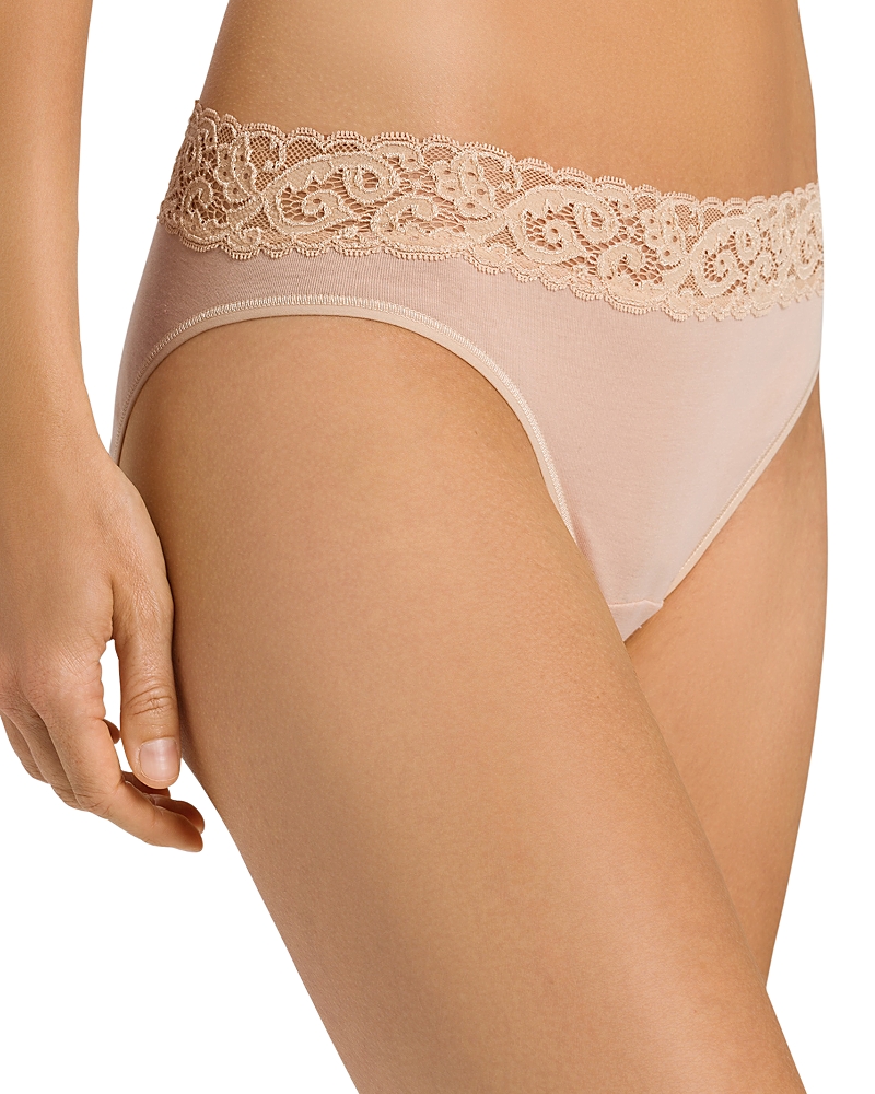 Hanro Moments High-cut Briefs In Beige