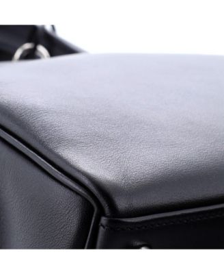  Kelly 25 Handbag Black Swift with Palladium Hardware