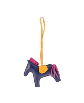 Pre-Owned Hermes Mm GriGri Rodeo Bag Charm Leather