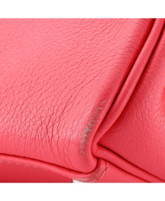 Kelly 28 Handbag Pink Evercolor with Palladium Hardware