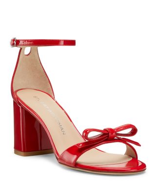 Stuart Weitzman Women's Nudist Felicity 75 Block Sandals