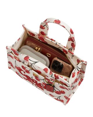 トートバッグ COACH Small Cargo Cherry Print Canvas Tote Bag 26 COACH Small Cargo Cherry Print Canvas Tote Bag | Bloomingdale's
