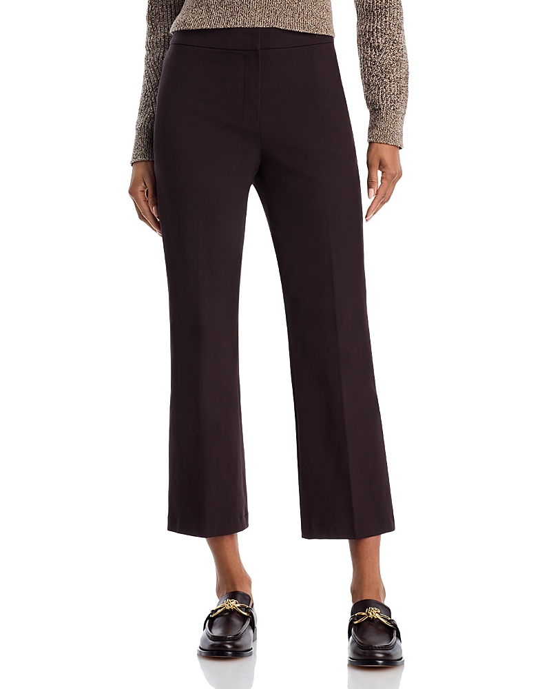 Theory Kick Flare Crop Pants In Hickory