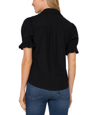 Elbow Puff Sleeve Top