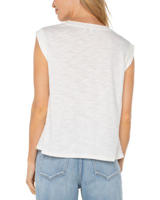 Sleeveless Woven Top