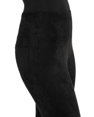 Jesse Faux Suede Baby Bootcut Pants