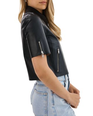 Sevana Reversible Leather Jacket