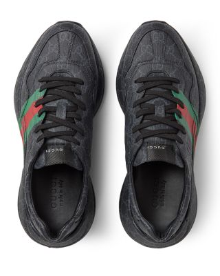 Men's Rhyton GG Supreme Canvas Sneakers