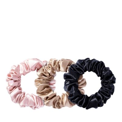 Pure Silk Large Scrunchies, Set of 3