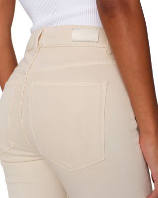 Bridget Bootcut High Rise Instasculpt™ Crop Jeans in Flax