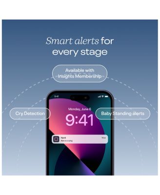 Pro Smart Baby Monitor & Wall Mount