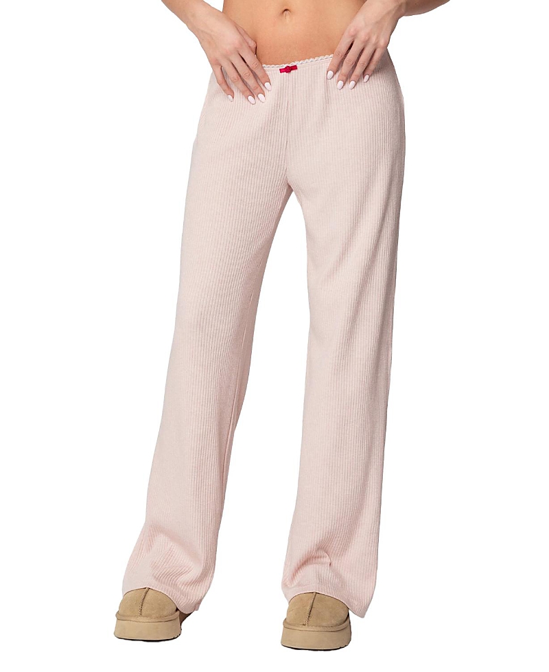 EDIKTED ROSELLE RIBBED PANTS