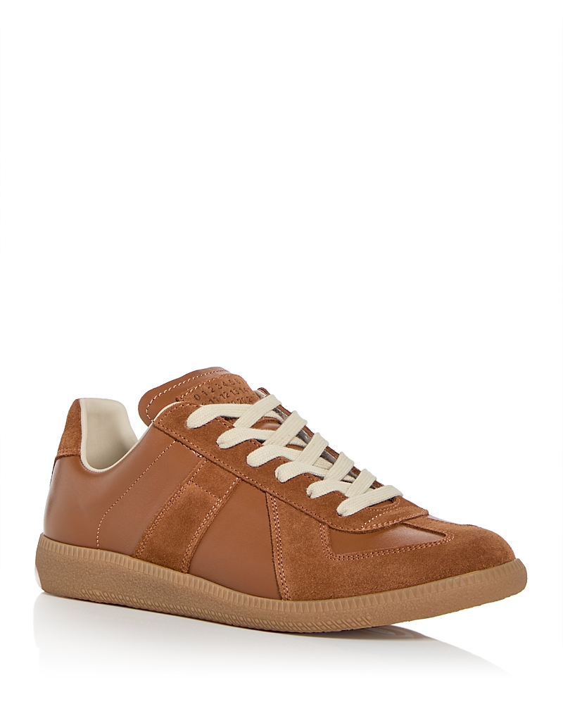 Maison Margiela Men Replica Sneakers In Brown