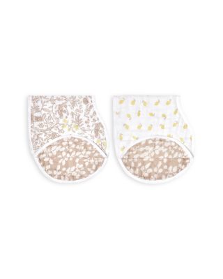 Silky Soft Reversible Burpy Bibs, 2 Pack