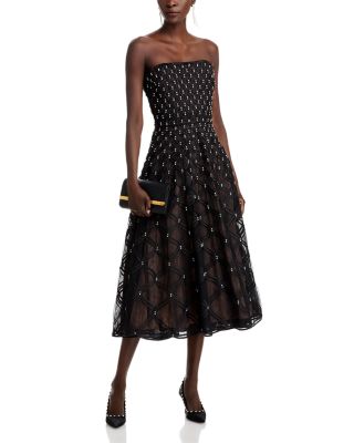 Xolani Rhinestone Midi Dress