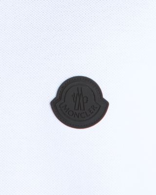 Cotton Logo Patch Tipped Polo Shirt