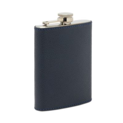 Warren Stainless Steel and Full Grain Leather Flask 