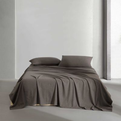 Melange Flannel 4 Piece Sheet Set, Queen