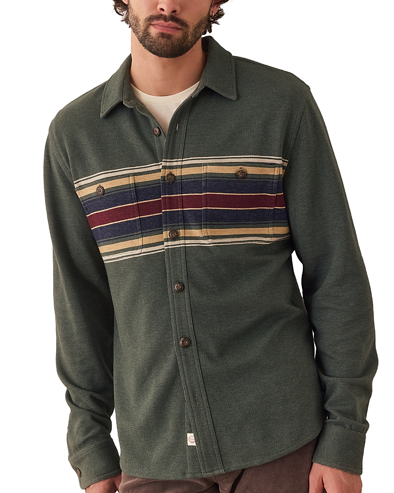 MARINE LAYER PACIFICA REGULAR FIT STRETCH TWILL SHIRT