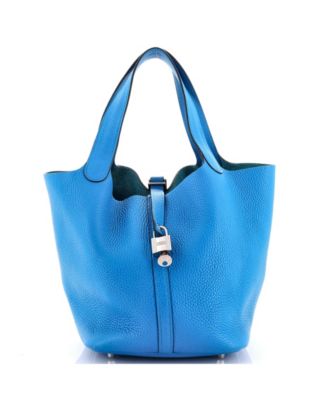 Pre-Owned Hermes Mm Picotin Lock Bag Clemence