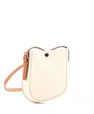 Pre-Owned HERMÈS - 21 Perspective Cavaliere Bag Togo and Vache Hunter