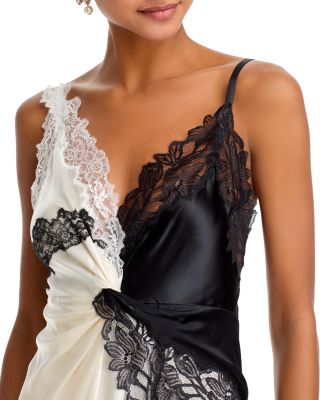 Liquid Satin Sleeveless Slip Dress