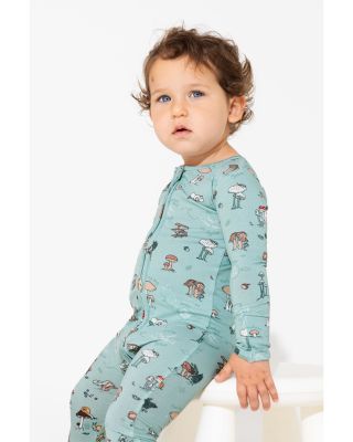 Unisex Mushroom Cycle Convertible Footie - Baby