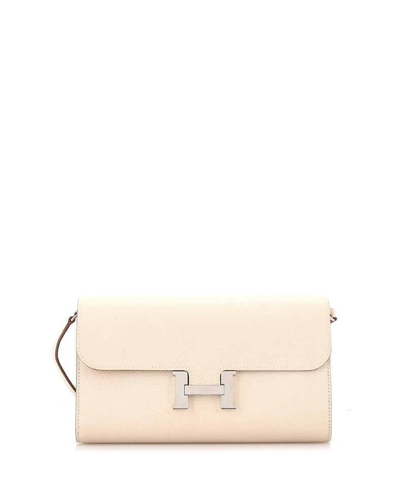Pre-Owned Hermes Constance To Go Wallet Epsom