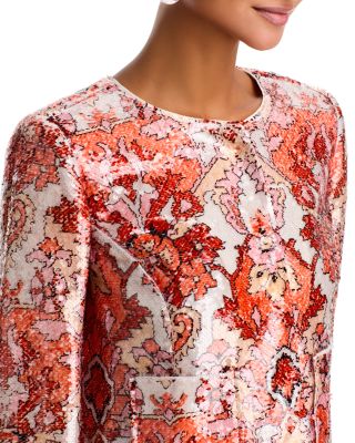 Sequin Damask Jacket