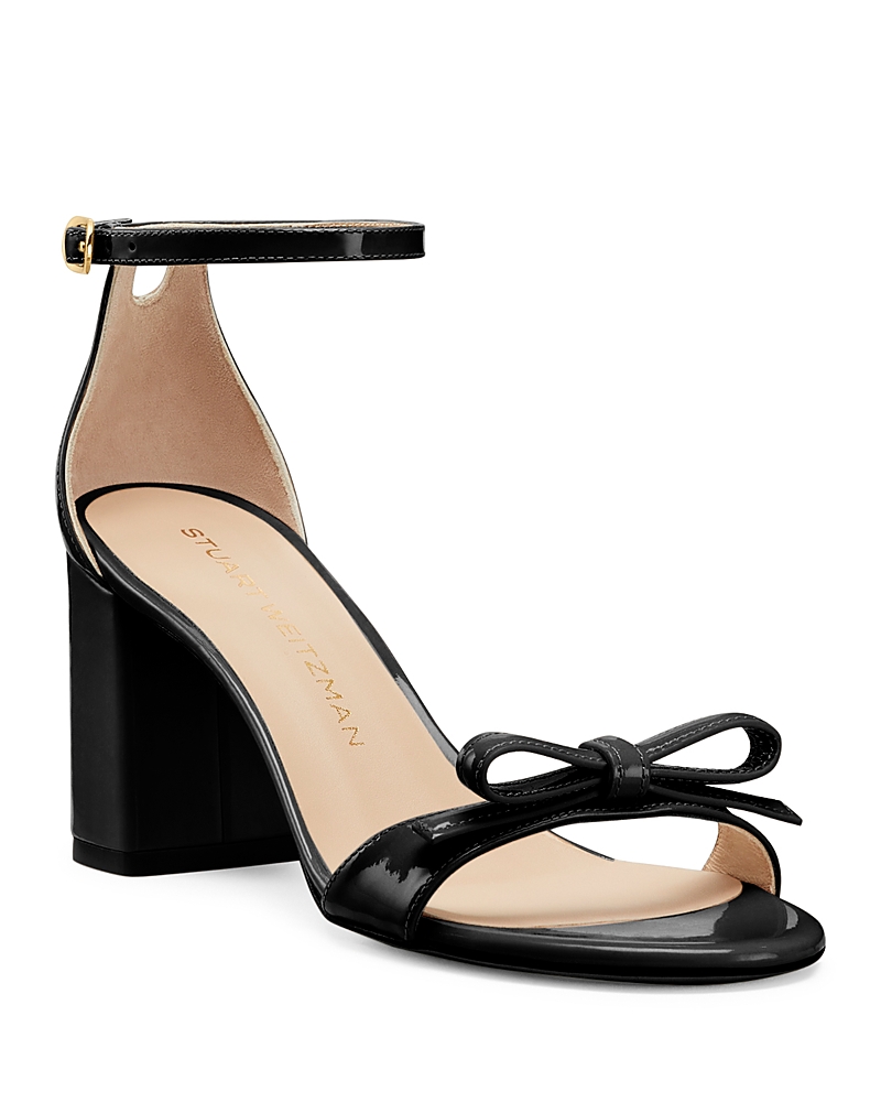 Stuart Weitzman Nudist Felicity Block 75 In Black