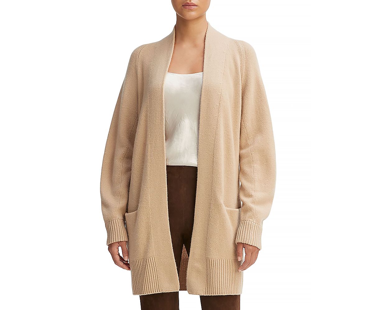 Vince Cashmere Open Front Cardigan Sweater