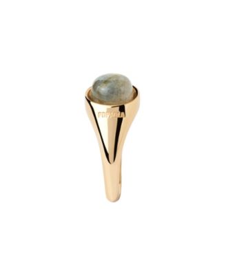 Women's Labradorite Moon Ring