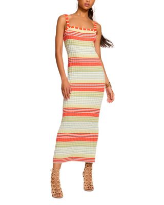 Ramy Brook - Cheval Striped Square Neck Dress