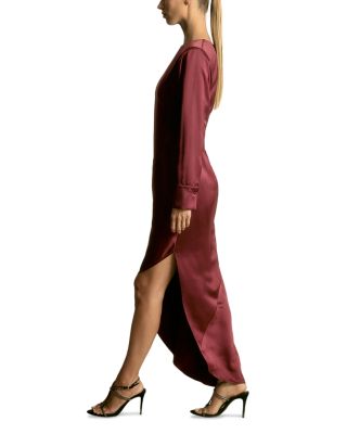 Petite Valli Asymmetric Maxi Dress