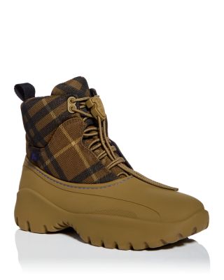 Burberry - Men's Check Scoot Trek Boots