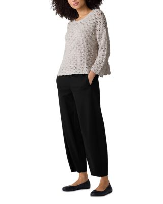 Crewneck Bracelet Sleeve Sweater