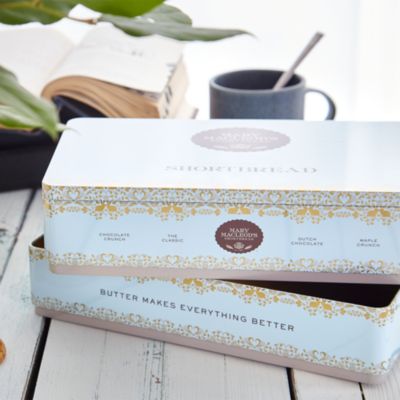 Signature Cookie Tin of Variety Shortbread Cookies, 48 Cookies