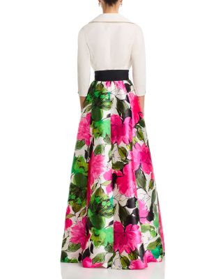 Taffeta Shirt Dress Gown