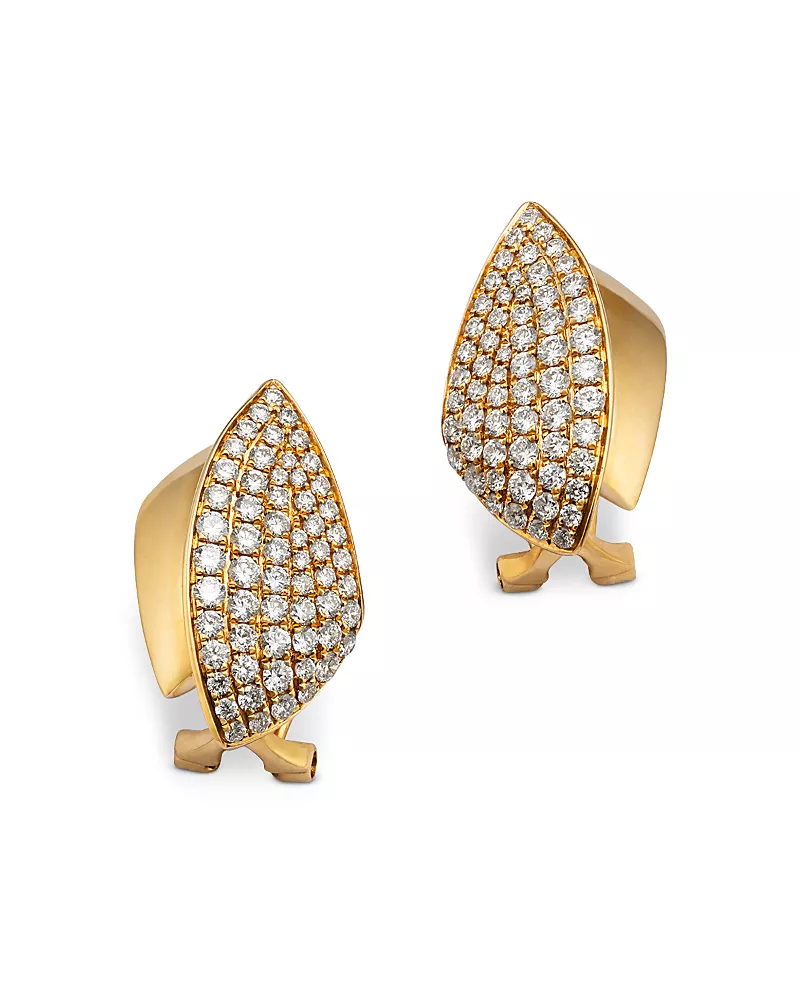 Bloomingdale's Fine Collection Diamond Earrings in 14K Yellow Gold, 1.07 tcw